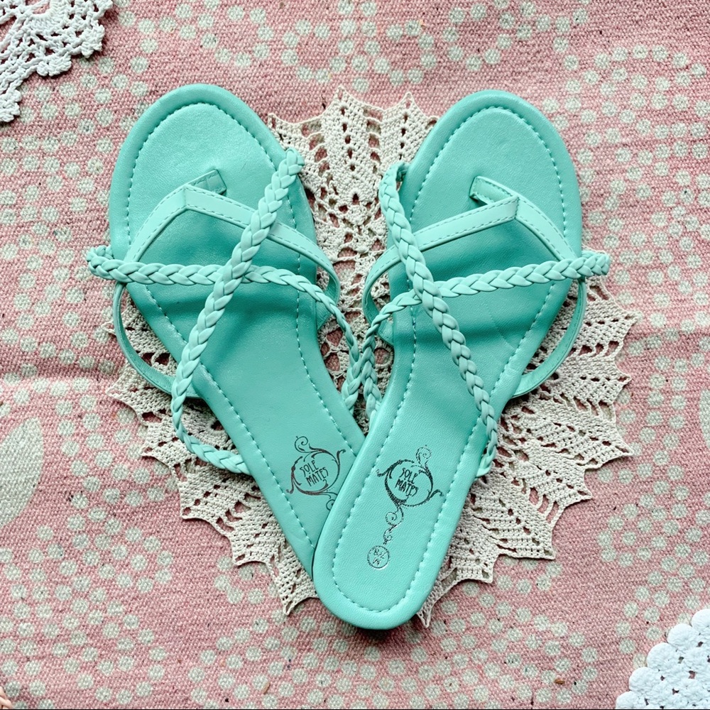 Summer Teal sandal